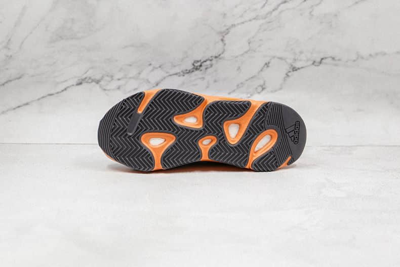 Best Yeezy 700 Boost wash orange replica sneakers for men (5)